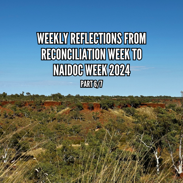 Mark's reflections on Reconciliation week to NAIDOC Week 2024