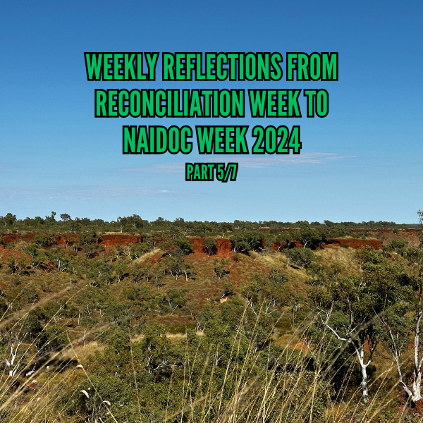 Mark's reflections on Reconciliation week to NAIDOC Week 2024